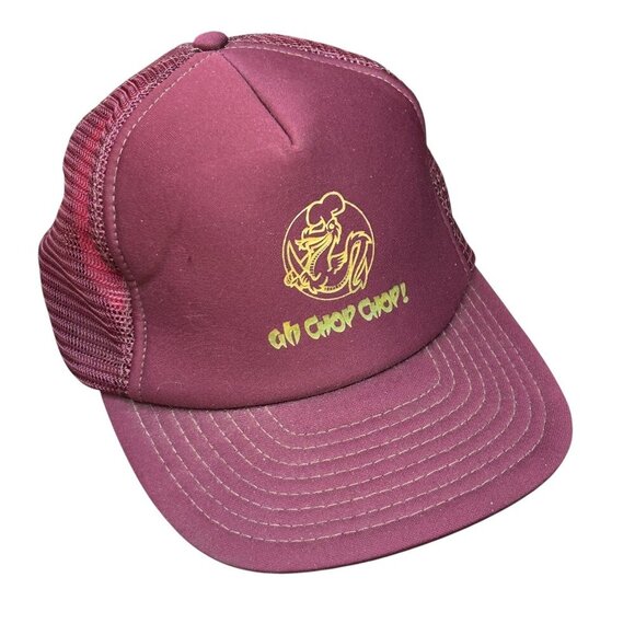 Ah Chop Chop! Vintage Mesh Back Snapback Trucker Hat - Picture 1 of 7